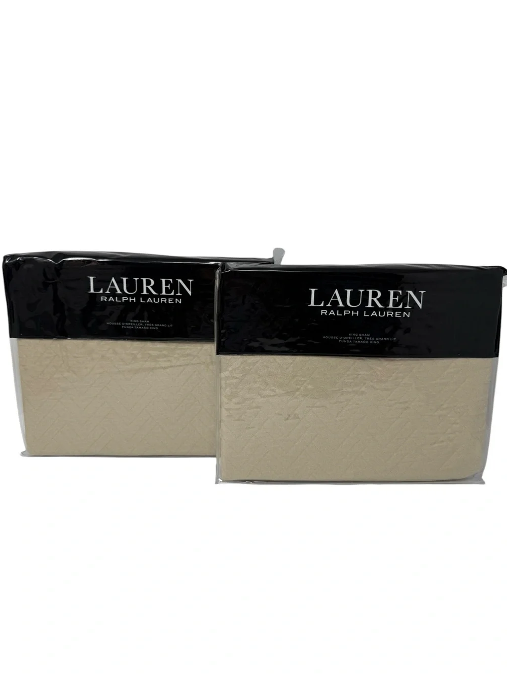 Ralph Lauren Kaia set of 2 King Shams Tan NWT